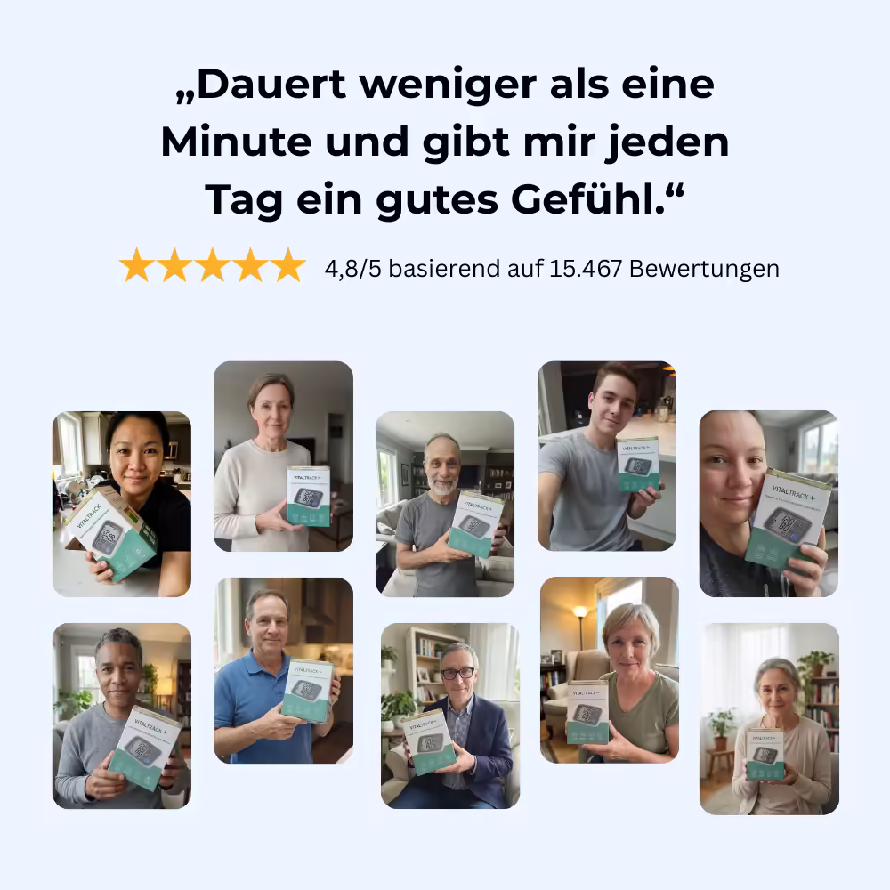 Vitaltrack Pro Blutdruckmessgerät mit medizinischer Präzision – Bild 3